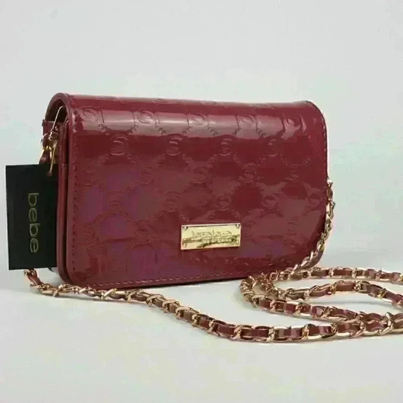 bebe Handbags - COPY - Bebe Womens Dana Embossed Crossbody Bag NWT $69